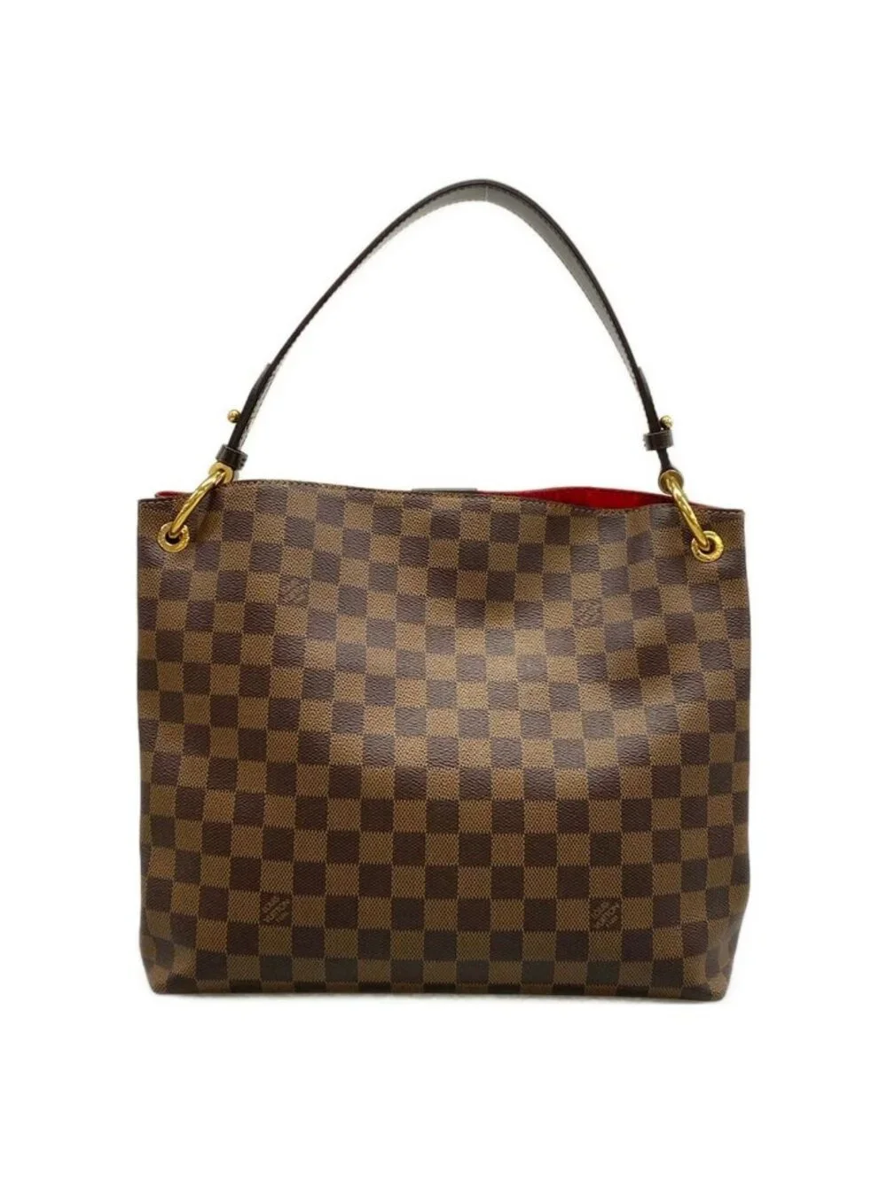 Louis Vuitton Shoulder Bag Damier Gray Souffle PM Ebene